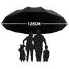 Paraguas Manual Súper Grande de 12 Varillas Venta al por Mayor Paraguas de Doble Uso para Sol y Lluvia Paraguas Negro con Pegamento Protector Solar Paraguas Publicitario Paraguas Plegable LOGOTIPO Personalizado