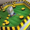Roda Gigante Inflável Giratória Multijogador Comercial Atividade Divertida de Team Building Eliminadora de Obstáculos Inflável Jogo Inflável