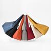 Bolso de mano de color sólido para mujer, gran capacidad, bolsa de tela de nailon suave y glutinoso, bolso sencillo para axila, bolso de mano, nuevo bolso de hombro para mamá
