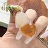Colgante de ágata calcedonia de la paz, colgante de Buda Guanyin, calcedonia de pata de gato de la fortuna de colores, mismo estilo que en Xiaohongshu