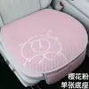 Cojín de asiento de coche de una sola pieza, cojín de seda fría de verano para mujer, cojín trasero de lino de tres piezas, cojín de glúteos, cojín de asiento universal para las cuatro estaciones