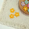 Margarita Pequeña Bordado con Hilo Brillante Girasol Flor de Cinco Pétalos Accesorios para Ropa Infantil Pasador Materiales para Joyería Adornos para Zapatos