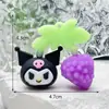 Llavero de Dibujos Animados Colgante Sanrio Fruta Simulada Cereza Mochila Escolar Sanrio Colgante Pequeño Muñeca Caja Ciega Venta al por Mayor