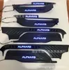 Volante a la derecha Erfa Alphard Wilfa Vellfire serie 30 barra de umbral pedal de bienvenida placa protectora trasera