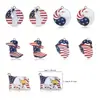 Colgantes Serie Bandera Americana Colgante Águila Accesorios Hechos a Mano DIY Estatua de la Libertad de Aleación Pintura al Óleo Al Por Mayor