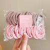 Gomas para el pelo de colores pastel para niñas, cintas para el pelo de alta elasticidad para niños, gomas para el pelo de bebé que no dañan el pelo, gomas elásticas para trenzar, accesorios para el pelo