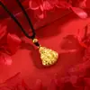 Loja de Ouro Mesmo Estilo Vietnamita Areia de Ouro Barriga Grande Buda Pingente Colar Feminino Coração Lótus Buda Corrente de Suéter Fábrica Atacado Dropshipping