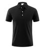 Polo Personalizada para Hombre, Secado Rápido, Lavada, Camiseta Estampada Desgastada para Mujer, Logotipo Bordado de Alta Calidad, Exportación Transfronteriza