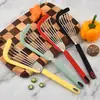 Venta al por mayor de fábrica pala para freír pescado de silicona y acero inoxidable pala para freír bistec pala para sartén antiadherente pala para saltear para el hogar herramientas de cocina