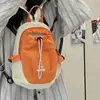 Bolso bandolera transfronterizo de nuevo color, de gran capacidad, con bloques de color, versátil, para botella de agua, senderismo al aire libre, ciclismo, camping, mochila casual, bolso de pecho