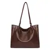 Transfronterizo 2026 Bolso de Mano Nuevo Estilo Coreano Moda para Viajes al Trabajo Bolso de Hombro Simple Retro Artístico Gran Capacidad Bolso para Mujer