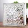 Ladrillo de Vidrio Super Blanco Ladrillo de Cristal Transparente Cuadrado Pared Divisoria Baño Internet Rojo Arte Sólido Hueco Patrón de Hielo