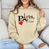 Sudadera con Estampado de la Torre Eiffel de París para Mujer Transfronteriza Temu Wish Amazon