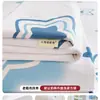 Modelo nuevo 2026 sábana de cama de tela de algodón grueso puro pieza individual 100% algodón uso en todas las estaciones dormitorio estudiantil juego de ropa de cama de tres piezas