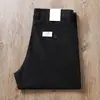 Estación europea verano pantalones gris oscuro hombre delgados mediana edad negocios sarga elástico cintura alta holgados rectos casuales