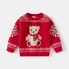 Tamanho Quebrado Especial Roupas Infantis Suéter de Algodão com Camada Dupla para Meninos e Meninas Novo Suéter Fino Jacquard Diamante para Bebês