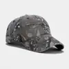Gorra de Béisbol Camuflada Lavable para Instructor de Entrenamiento Militar Táctica al Aire Libre Personalizada Gorra de Seis Paneles de Algodón Puro con Logo Bordado