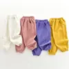 Calças Infantis Calças de Veludo para Meninos Primavera e Outono Calças Casuais para Bebês Meninas Roupa de Outono Infantil Algodão Puro