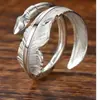 Anillo de Pluma de Arco y Flecha de Lujo Goro Takahashi Anillo Sencillo Estilo Goros Plata Pura Ajustable para Hombres y Mujeres Parejas