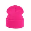 Gorro de Punto para Padres e Hijos Estilo Europeo Otoño Invierno Color Caramelo Lana Moda Unisex Cálido para el Frío
