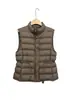 90 Plumas de Pato Branco Com Costelas Cordão na Cintura Colete Acolchoado Feminino 2026 Novo Estilo Colete Quente Gola Alta Jaqueta Casual Inverno