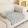 Esterilla para Mascotas de Sofá Transfronteriza, Anti-Arañazos de Gato, Cama para Perro Estilo Nuevo, Cama para Gato Lavable a Máquina, Cama para Mascota Bordada Acolchada de Franela