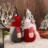 Muñeco de Navidad al por mayor 2026 Gorro de punto Muñeco de reno Rudolph Muñeco sin rostro Decoraciones de escritorio Otros