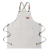 Comercio exterior exportación transfronteriza Amazon delantal de trabajo de lona engrosada jardinería cocina repostería cerámica ropa de trabajo para hombres y mujeres