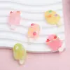 Paleta de Fruta de Simulación Atmósfera de Verano Juguete de Comida Colgante de Llavero Accesorios DIY Pinza para el Cabello Goma para el Cabello Charms para Crocs