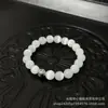 Pulsera CROZA Tendencia s925 Pino Verde Obsidiana Pulsera de Cuentas Retro Antigua para Hombres y Mujeres Pulsera DIY de Pareja