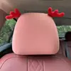 Capa de Encosto de Cabeça de Carro Desenho Animado Fofo Capa de Encosto de Cabeça de Carro Capa de Almofada Lombar de Carro Almofada de Carro Macia de Pelúcia Capa de Travesseiro de Pescoço