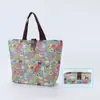 Sacola de Compras Dobrável Ecológica com Impressão Personalizada, Armazenamento Portátil, Brinde Promocional, Bolsa Tote Dobrável de Tecido Oxford