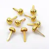 Materiales para Empaquetar Dulces de Boda DIY Accesorios para Zapatos Remaches Garras Largas 6*12mm Clavos de Champiñón Dorados Clavos de Burbuja