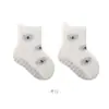 Calcetines de Piso para Bebé Verano Borde Suelto Sin Costuras Dibujos Animados Lindos Calcetines de Algodón Niños Niñas Bebé Interior Antideslizantes Calcetines para Niños Pequeños