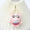 Llavero Peluche Colgante Tejido a Mano Pequeña Joyería Muñeco Caricatura Lindo Muñeco de Lana Accesorios para Bolso Transfronterizo