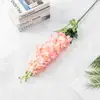 Flor de seda de gran volante de un solo tallo con flor de seda artificial arreglo floral de estilo chino nuevo para valla de jardín accesorios de fotografía decoración