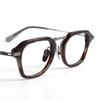 Armazón de gafas de placa retro clásico DTX413 con placa se puede combinar con gafas para miopía armazón grande artefacto de maquillaje