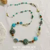 Collar Bohemio Retro de Cuentas en Capas Luz de Lujo Sensación de Alta Gama Cadena para Clavícula Estilo Étnico de Nicho Collar de Temperamento para Mujer