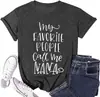 Comércio Exterior Tops Femininos E-commerce Transfronteiriço Amazon Camiseta de Algodão Colorida Estampada