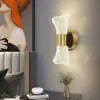 Luminária de parede LED para cabeceira de quarto, sala de estar, corredor, varanda, escada, interior, criativa, controle remoto, dimerização contínua, luminária de cabeceira para quarto