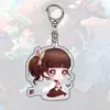 Llavero Acrílico de Demon Slayer, Nichirin, Nezuko, Colgante Acrílico de Giyu, Accesorios Periféricos de Anime