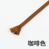 Cuerda redonda gruesa de 5 mm con núcleo de poliéster de color envuelto, cuerda de amarre resistente al desgaste, cuerda tejida DIY, cuerda para cintura de ropa/sombrero/pantalones, cuerda para cintura