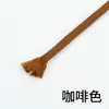 Cuerda Gruesa Trenzada Resistente al Desgaste de 5 mm para Ceñir la Cintura, Cuerda Redonda, Cinturón de Poliéster, Cuerda para Manualidades de Ropa, Correa para Teléfono Móvil, Colorida