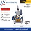 Máquina pneumática de estampagem de marca DSMC máquina de impressão em couro vincadeira pequena máquina automática de gravação em relevo