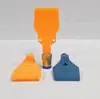 Bico de Soprador de Plástico ABS 1/4 Aço Inoxidável Bico Chatado Tipo Bico de Pato Cabeça de Pistola de Ar Tipo Pente Alargado Formato de Leque Multi-furo Faca de Ar