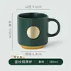 Taza de cerámica con patrón de LOGOTIPO personalizado, promoción empresarial, regalo personalizado, taza publicitaria, taza creativa para té con leche y café