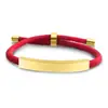 Pulsera de Acero Inoxidable en Blanco para Grabado Láser Transfronterizo Regalo Navideño Pequeño Regalo Promocional Pulsera Tejida