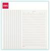 Deli 3429 Papel de Carta Línea Sencilla/Doble Línea/Cuadrícula Papel de Carta 70g Papel de Composición 16K Papel de Carta 20 Hojas
