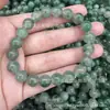 Suministro en Vivo de Cuentas Sueltas de Piedra Natural, Pulsera de Jade Verde, Pulsera de Jade Azul Agua Unisex