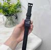 Correa de cuero compatible con Apple Watch iwatch 2/3/4/5/6/SE, con patrón de lichi, correa de repuesto informal para hombre y mujer.